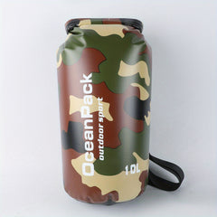 Waterproof Striped Lock Sports Shoulder Bag for Outdoor Sports