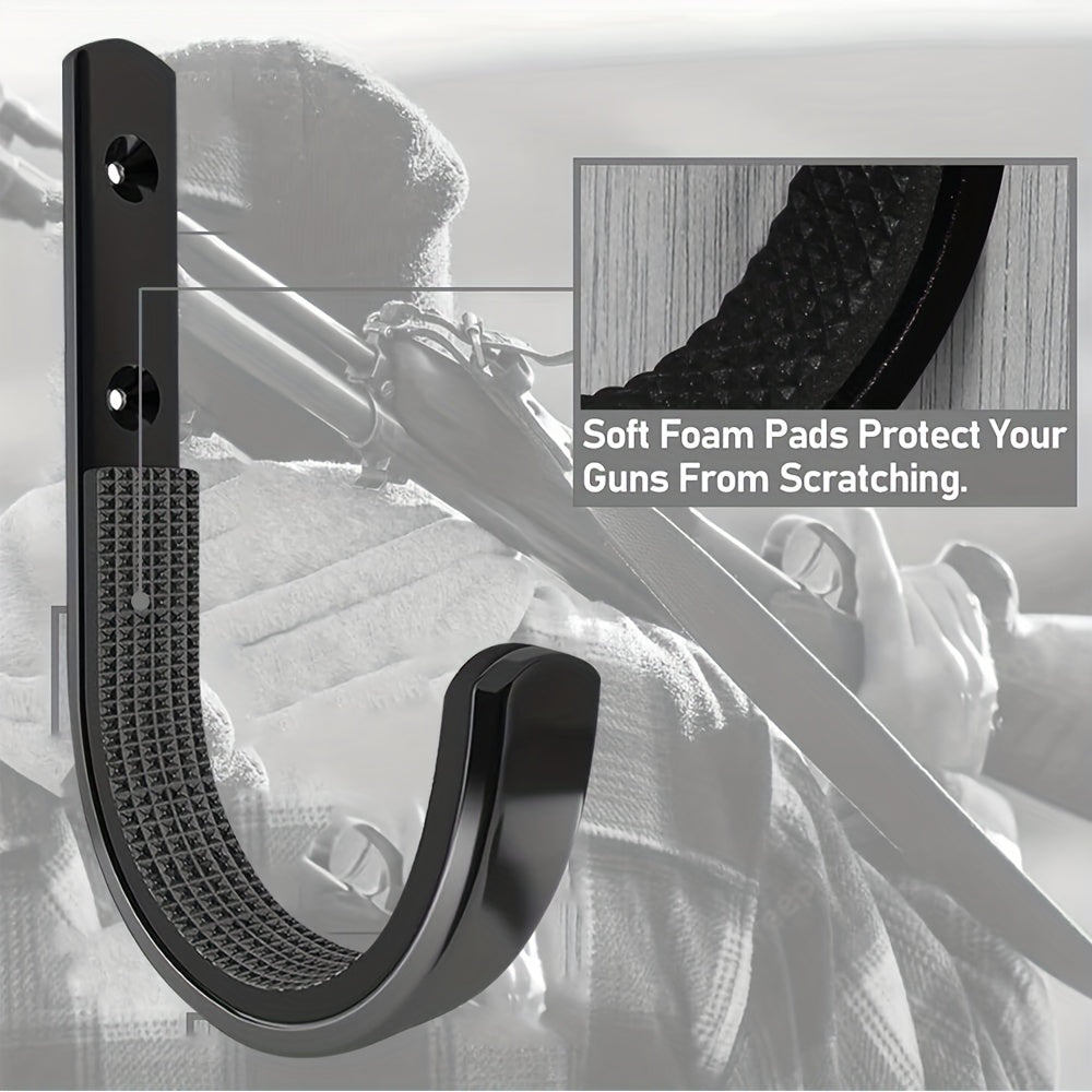 6pcs Tactical Rack Storage Hooks Wall Mount Hangers for Archery Bow