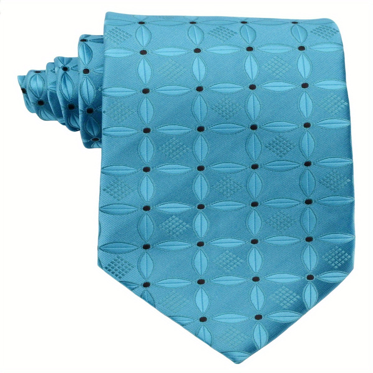 Jacquard Plaid Pattern Men's Tie