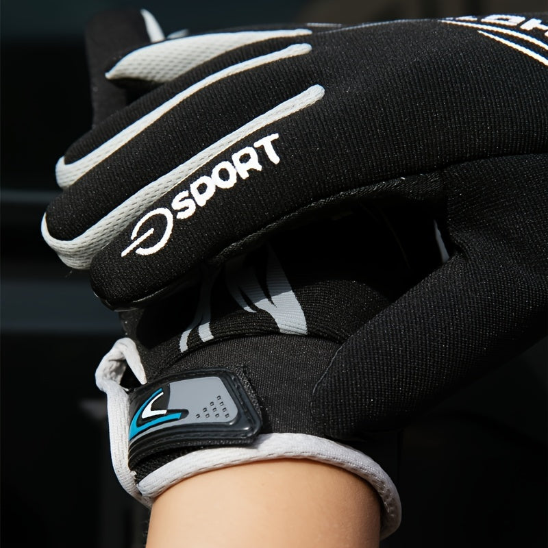 Outdoor Cycling Full Finger Gloves Touch Screen Non-slip Wear-resistant