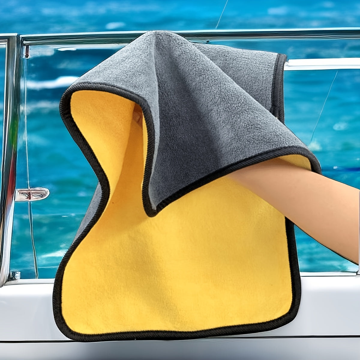 Microfiber Towel Washcloth Drying Towel Car Wash Towel Glass Cleaning 30x60cm
