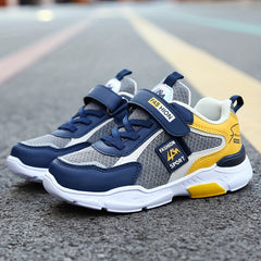 Boy's Chunky Colour Block Shoes Non Slip Soft Sole Sneakers
