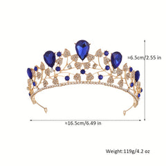 Crystal Rhinestone Crown Tiara Wedding Hair Accessories