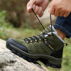Men's Warm Anti-skid Snow Boots Thermal Hiking Shoes