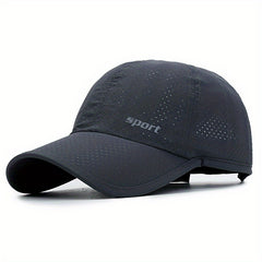 Summer Mesh Quick Drying Hat Men's Baseball Cap Sunshade Breathable