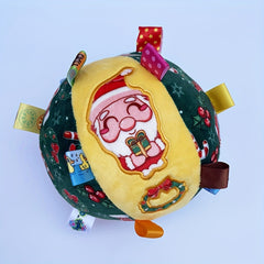 Christmas Toy Ball Ringing Bell Santa Claus Dog Toy