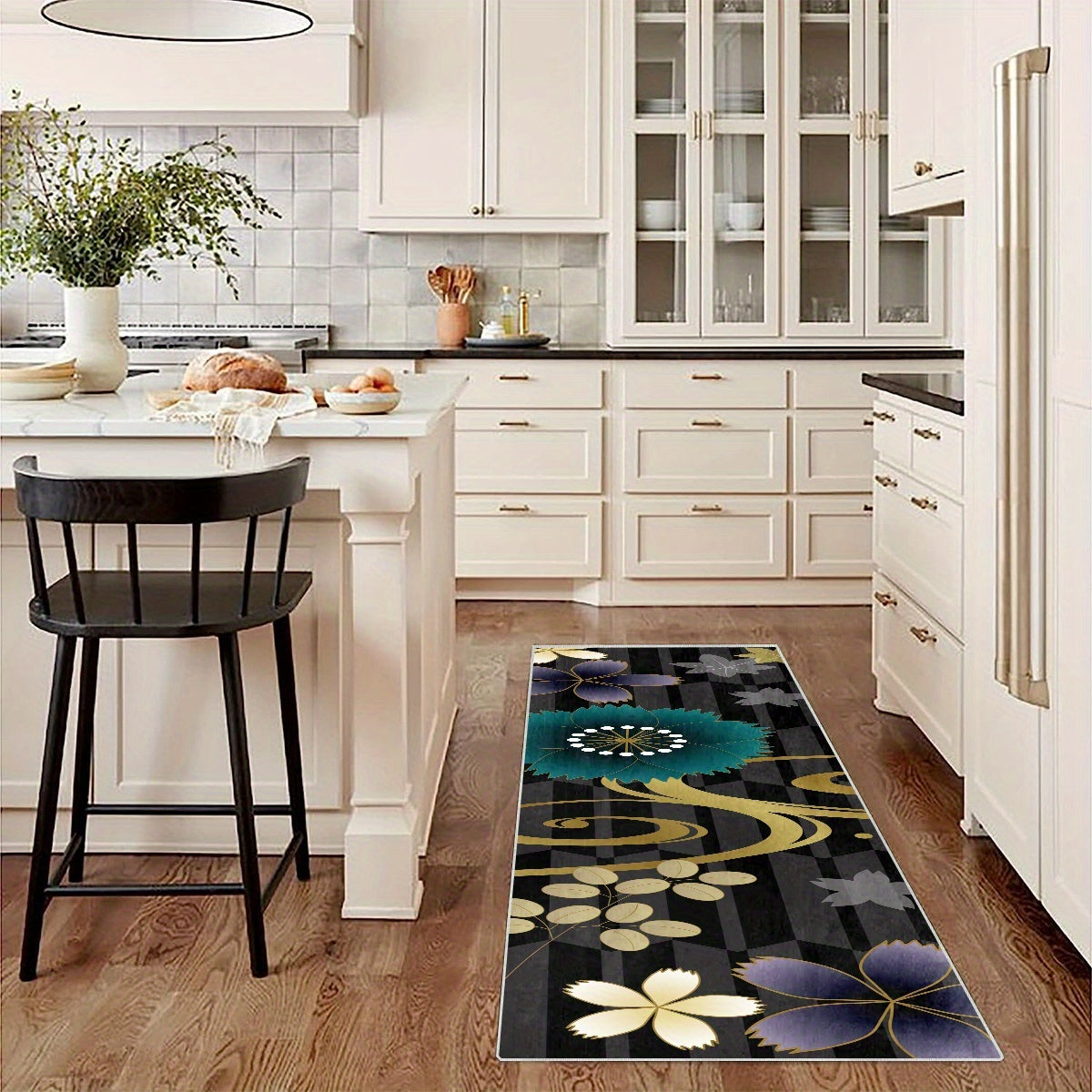 Soft Non-Slip Washable Stair Carpet Extra Long Runner Rug for Hall Living Room