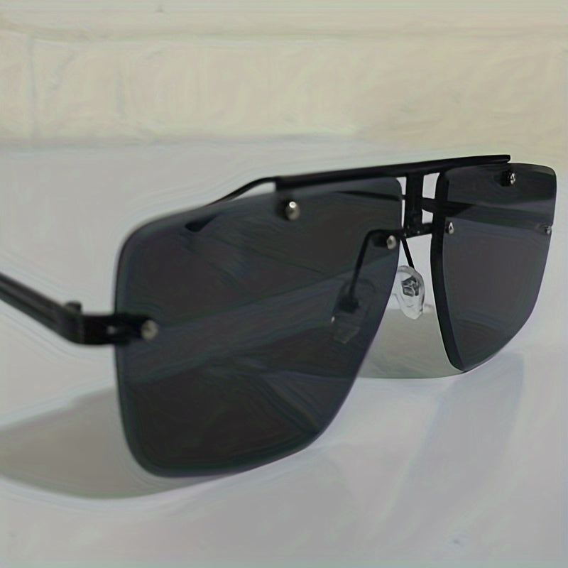 Men's Rimless Sunglasses for Outdoor Sports
