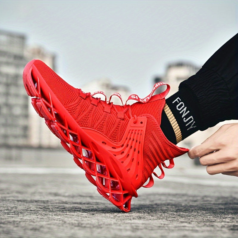 Men's High Top Blade Sneakers Comfy Non Slip Shoes