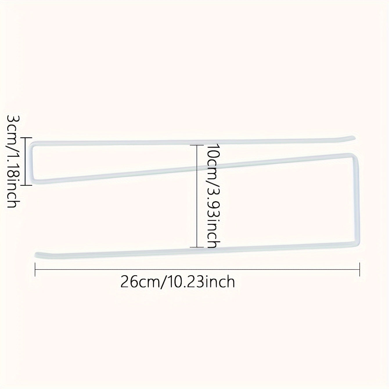Iron Tissue Storage Rack Kitchen Storage Rack 26 x 10 x 23.3 inches