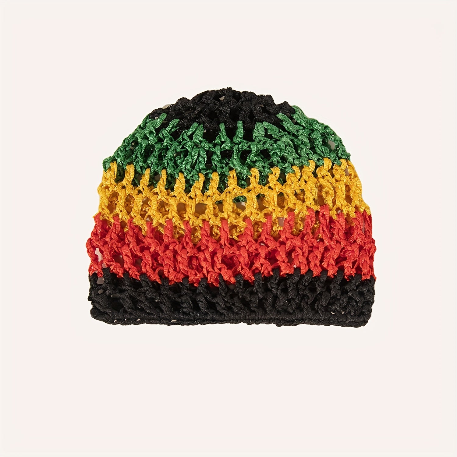 Mesh Crochet Hair Net Knit Snood Hat for Women