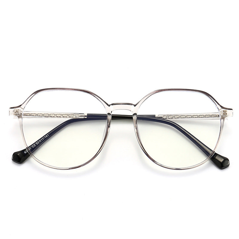 Round Frame Light Blocking Glasses for Women Unisex