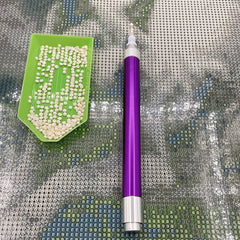 1pc Purple Diamond Painting Tool Lighting Point Pen 5D Painting Diamonds