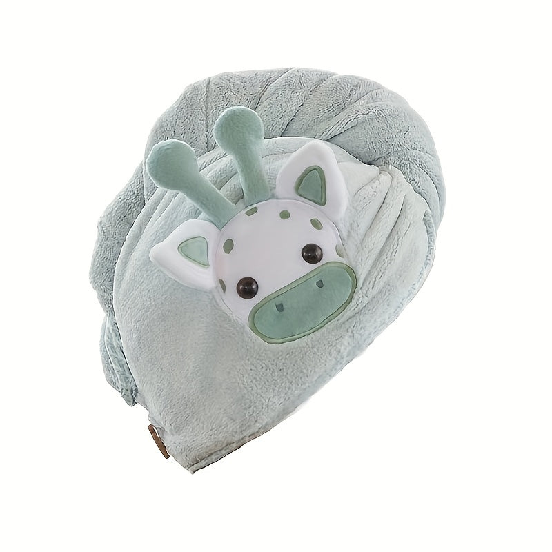 Deer Hair Drying Cap Towel Wrap Soft Cotton Hair Bonnet