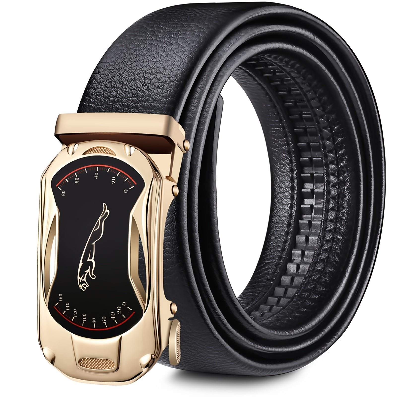 Men's Business PU Leather Belt Men's High Belt