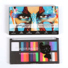 Halloween Face Painting Kit Water Based for Dramatic Makeup