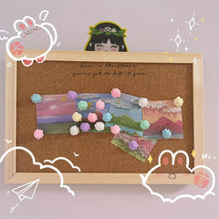 14pcs Simulation Ice Cream Protein Sugar Thumbtack for Office and School