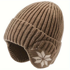 Winter Ski Hats Outdoor Knitted Hats Velvet Thickened Warm