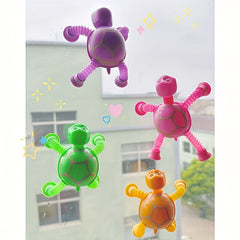 Telescopic Toys with Suction Cups Colorful DIY Relaxation Playthings