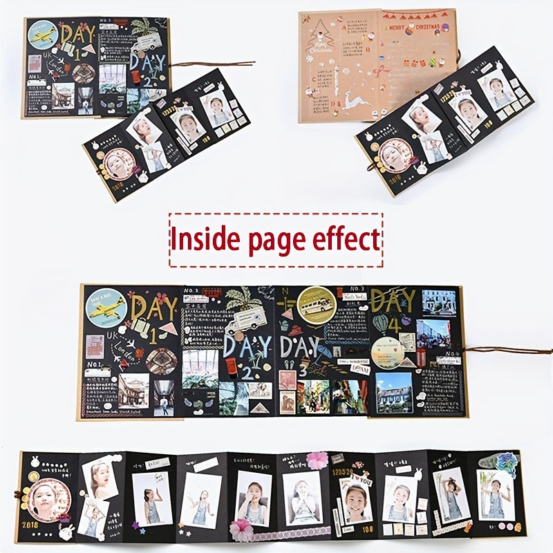 Foldable DIY Album Book Birthday Gift Creative Album Card Holder