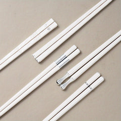 5 Pairs Reusable Metal Chopsticks for Outdoor and Home Use