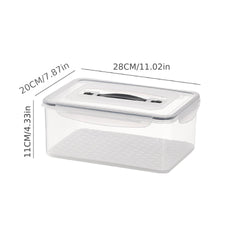 Large Capacity Drain Sealing Box with Lids & Removable Tray
