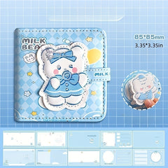 Creative Pink Cartoon Notebook with Magnetic Buckle