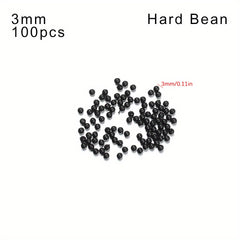 100pcs Fishing Beads Space Stopper Round Beans for Lures Hooks