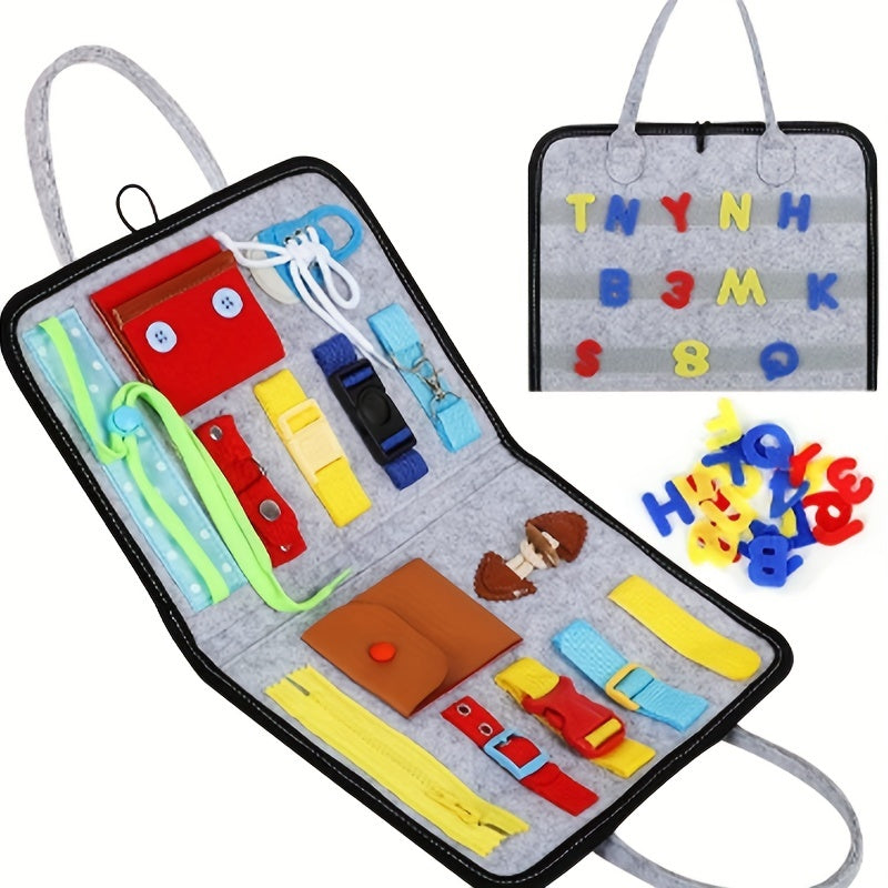 Montessori Busy Board Educational Toys for Toddlers