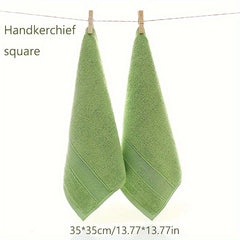 7pcs Thickened Cotton Face Towels Bath Towels 35