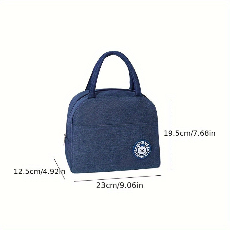 Portable Insulated Lunch Bag Fresh Keeping Aluminum Foil Outdoor Lunch Bag