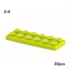 20pcs 3795 Size 2x6 Dot Plate Building Blocks Toy for Kid