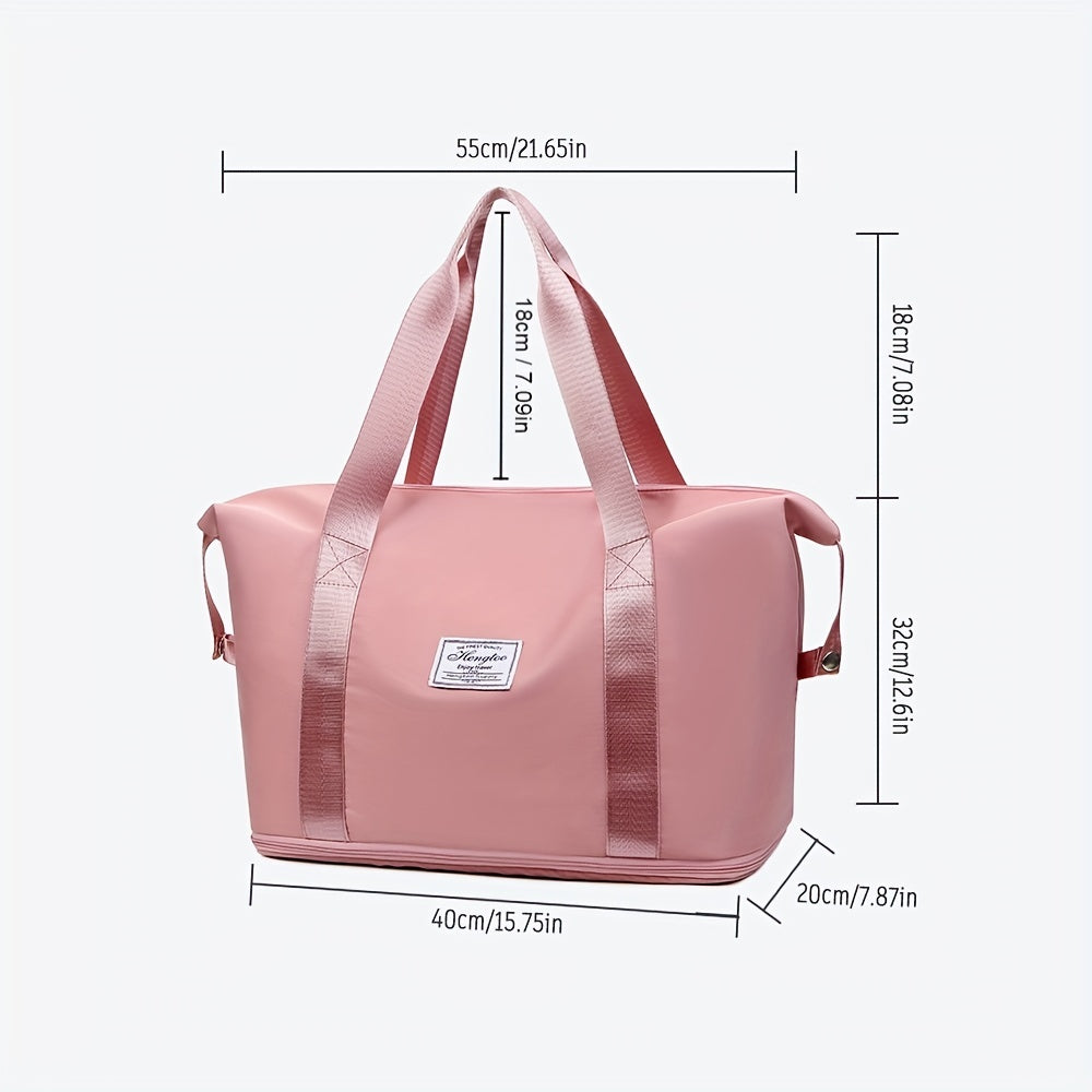 Large Capacity Travel Duffle Bag Women's Carry On Gym Weekender