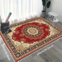 Soft Sponge Floor Mat Vintage Persian Kitchen Rug Quick Dry Absorbent
