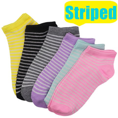 6 Pairs Candy Ankle Socks Soft Breathable Low Cut Women's Stockings