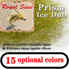 Royal Sissi 1 Bag Soft Flash Fiber Ice Dub Nymph Bodies Fly Tying Materials