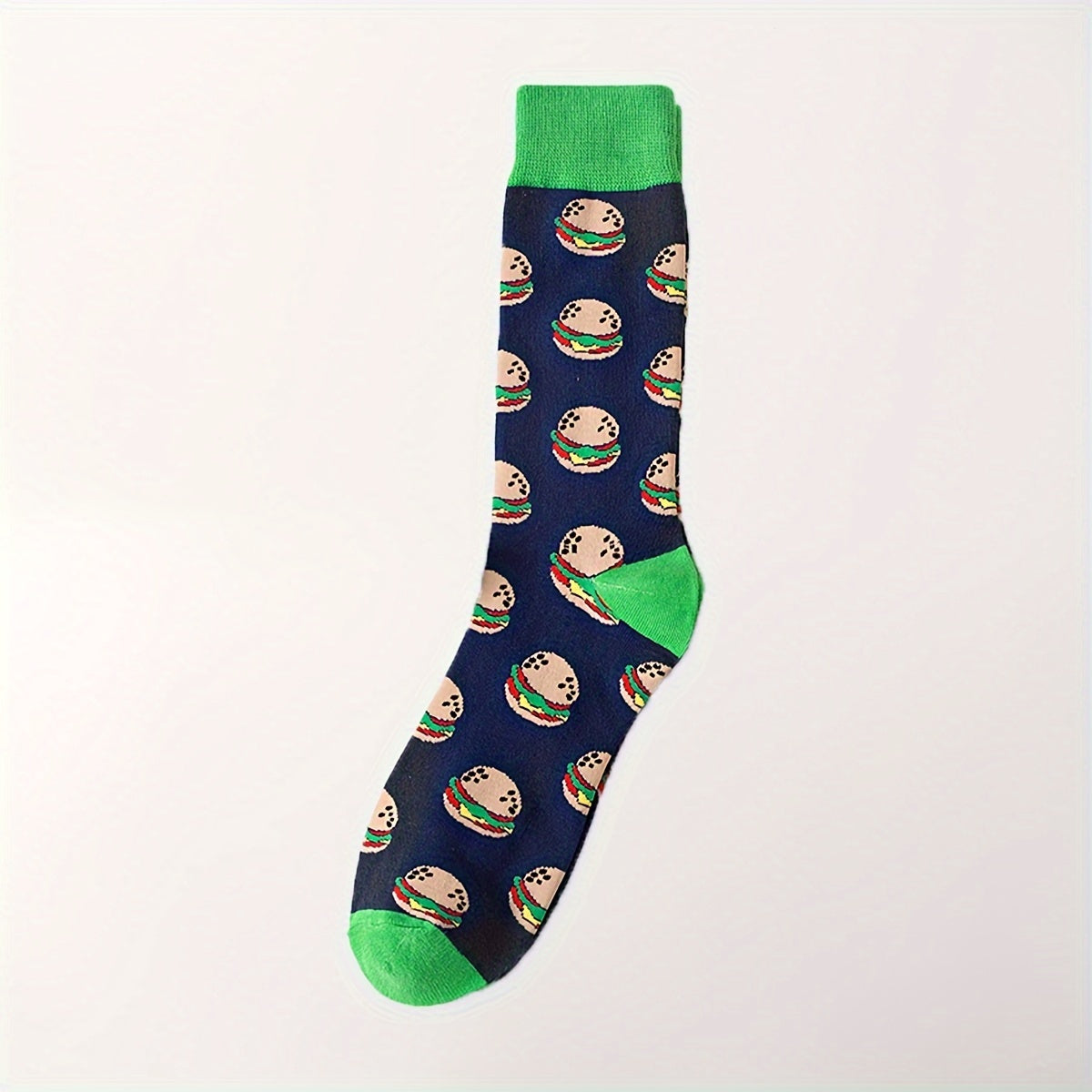 Men's Cartoon Crew Socks Cotton Blend Casual Unisex Outdoor Wear