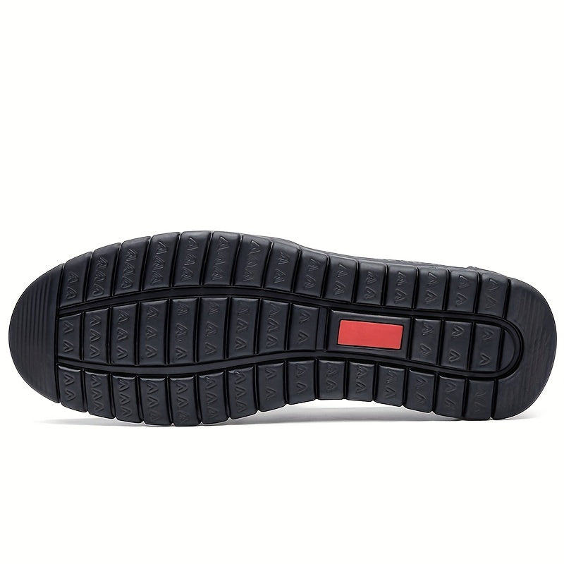 Men's Comfy Moc Toe Loafer Shoes Slip On Non-slip Shoes