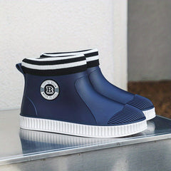 Men's Ankle Rain Shoes Non-slip Galoshes for Kitchen