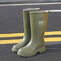 Women's Warm Rain Boots Waterproof & Anti skid Mid Water Shoes