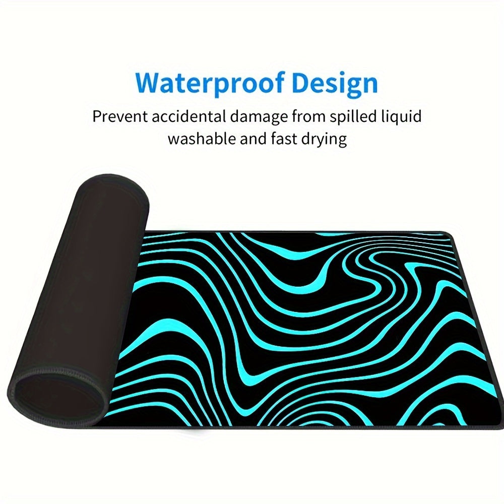 Stripe Pattern Mouse Pad Non-slip Creative Design Office Laptop Gift