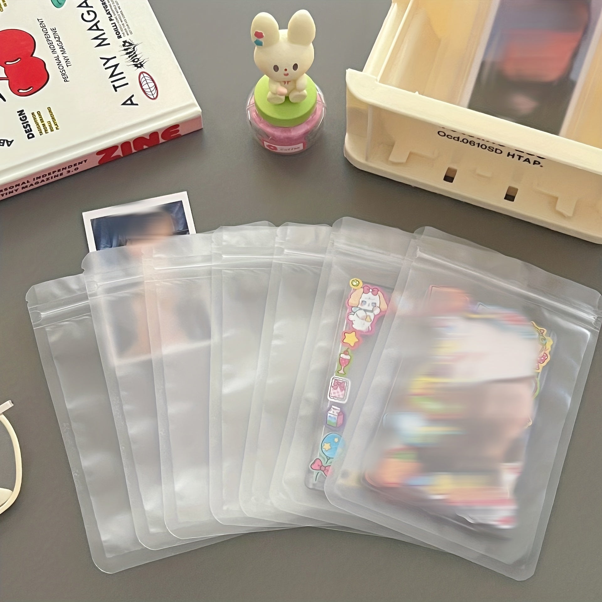 Frosted Ziplock Bag Matte Transparent Plastic Bag
