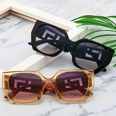 Y2K Block Cat Eye Sunglasses UV400