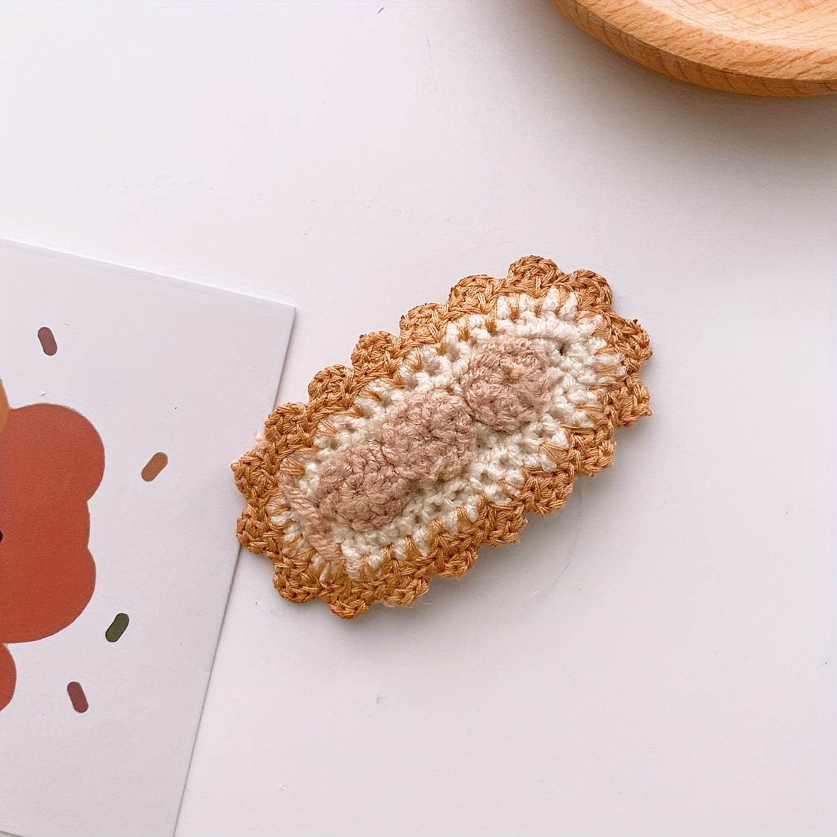 Lace Knitted Sweet Hairpin for Kids