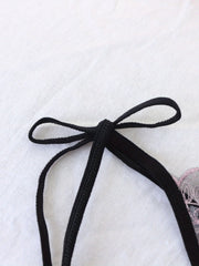 6pcs Lace Mesh Thongs Sheer Lace Up Panties Women's Lingerie
