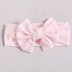 Lace Bow Elastic Headband Wide Hairbands for Baby Girls