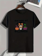 Halloween Pattern Print Men's Sports T shirt