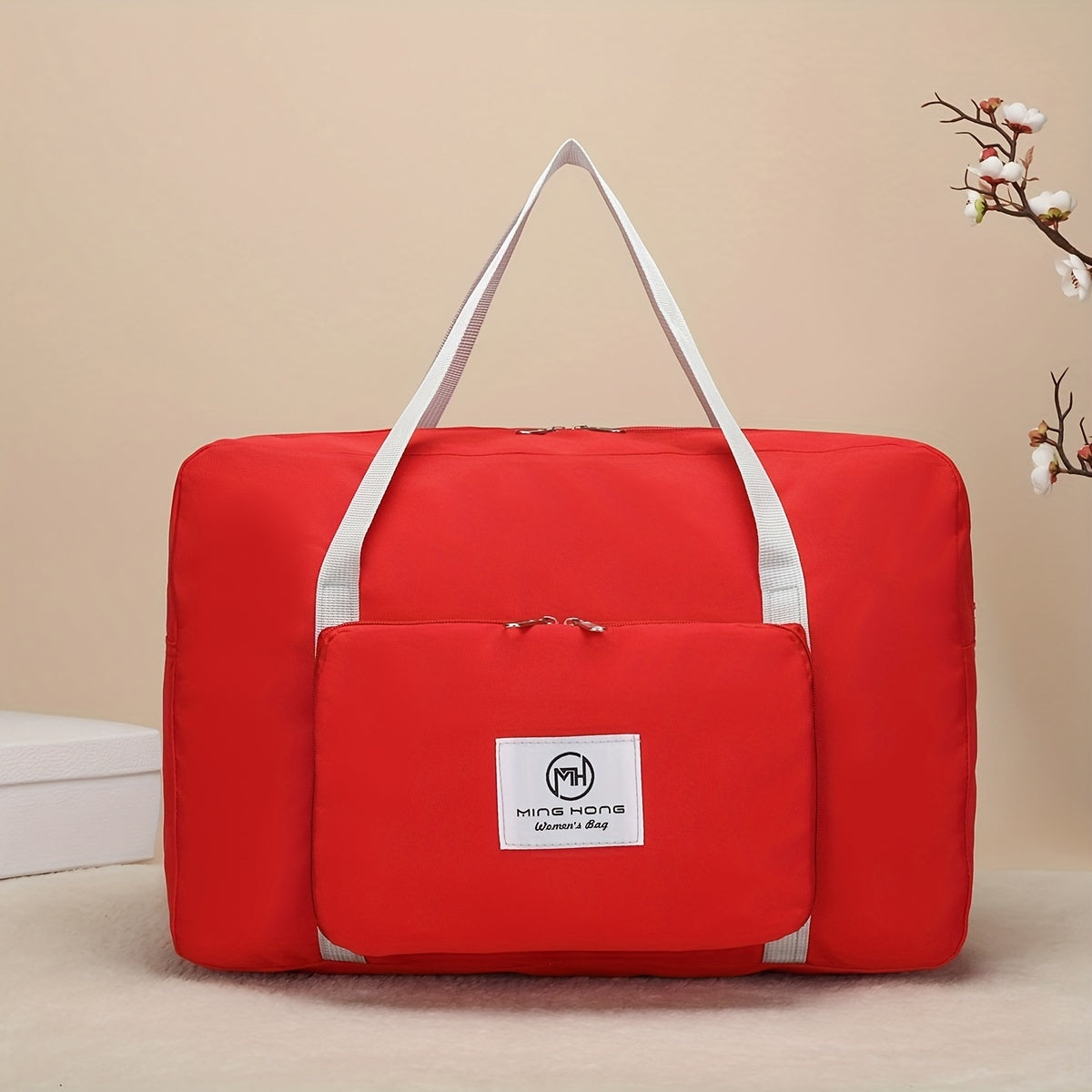 Foldable Large Capacity Duffle Bag Lightweight Weekender Carry On Luggage