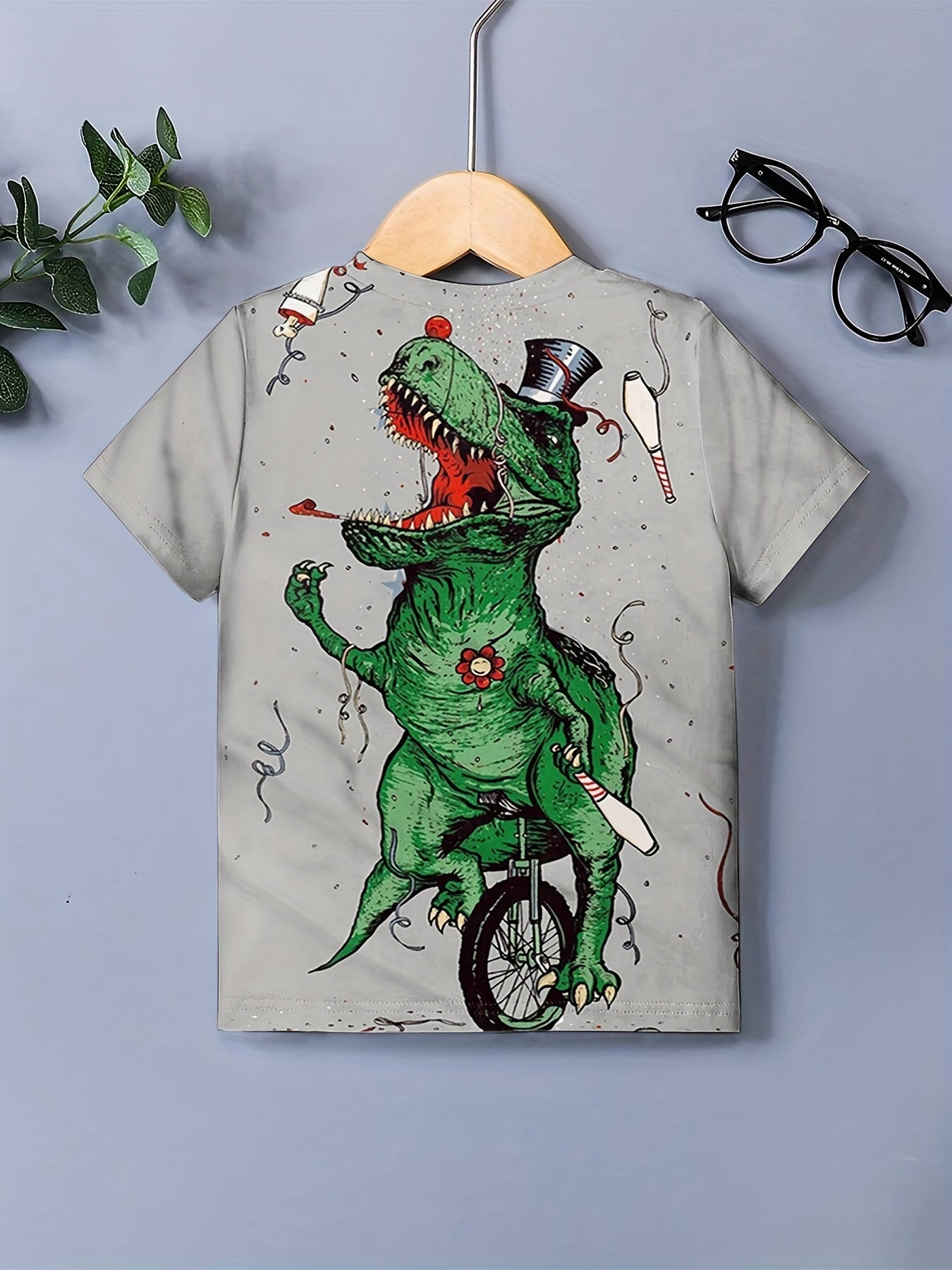 Boy's T Rex Graphic T shirt 3D Print Casual Tee