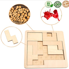 Wooden Calendar Puzzle: 365 Dates to Solve